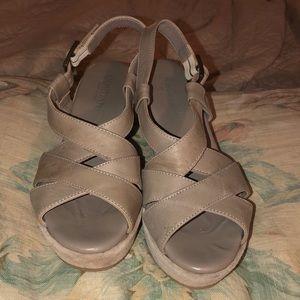 Cordani Leather/suede wedges.